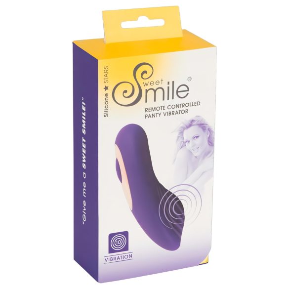 SMILE Panty - akumulatorowy wibrator łechtaczkowy (fioletowy)