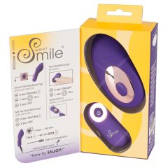   SMILE Panty - radiowy wibrator łechtaczkowy z możliwością ładowania (fioletowy)