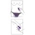 SMILE Panty - akumulatorowy wibrator łechtaczkowy (fioletowy)