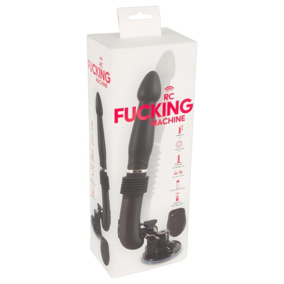You2Toys - RC Sextoy - akumulatorowy wibrator tłokowy (czarny)
