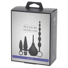   Fifty Shades of Grey - zestaw do analu 4w1 - silikonowy - czarny