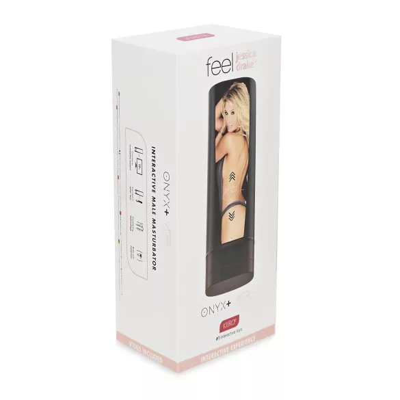 Kiiroo Onyx+ Jessica Drake - masturbator interaktywny - czarny