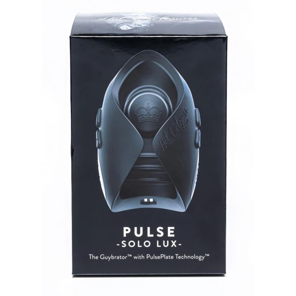 Hot Octopuss Pulse Solo Lux - luksusowy stymulator z pilotem (czarny)