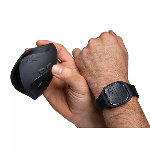 Hot Octopuss - masturbator męski z pilotem - silikon czarny