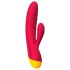 ROMP Jazz - różowy wodoodporny vibrator G-punkt z uchwytem na łechtaczkę