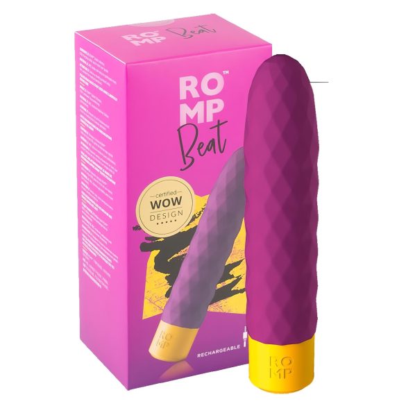 ROMP Beat - wodoodporny wibrator akumulatorowy (fioletowy)