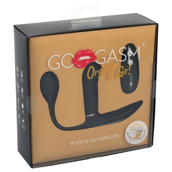 GoGasm: ładowany 3-funkcyjny wibrator z pilotem (czarny)