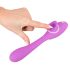 You2Toys 2 Funkcje Wibrator – akumulatorowy 2w1 (fioletowy)