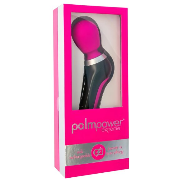 PalmPower Extreme - akumulatorowy masażer wibracyjny (różowo-czarny)