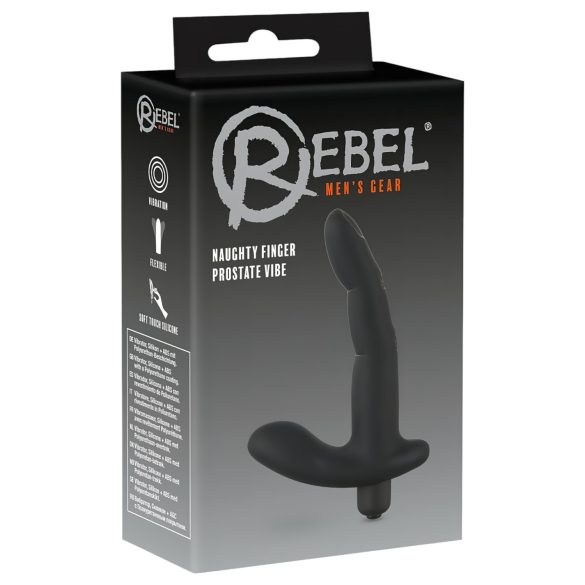 Rebel Naughty Finger - masażer prostaty (czarny)