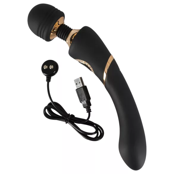 Cleopatra Wand - wibrator masujący akumulatorowy (czarny)