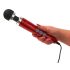 Doxy Die Cast 3 Wand - masujący wibrator sieciowy (czerwony)