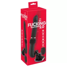  You2Toys - maszyna do seksu z pilotem - wibrator tłokowy akumulatorowy - czarny