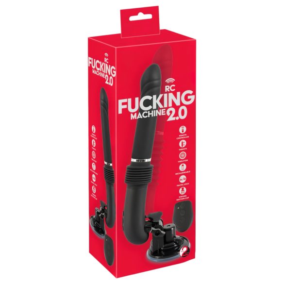 You2Toys RC Sex Machine 2.0 - akumulatorowy wibrator (czarny)