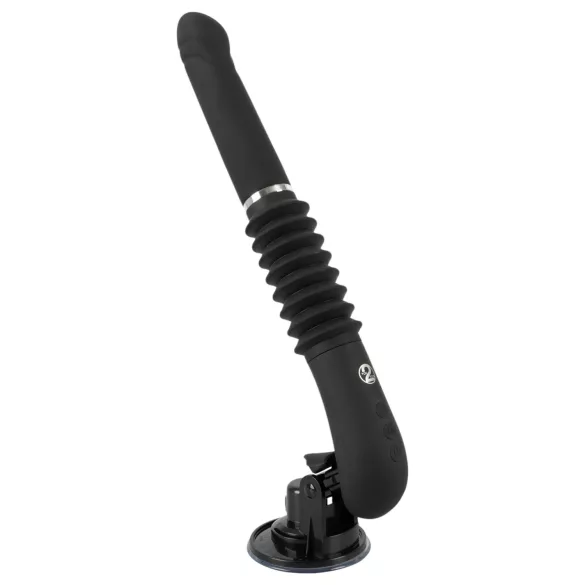 You2Toys - maszyna do seksu z pilotem - wibrator tłokowy akumulatorowy - czarny