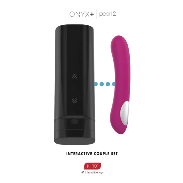 Kiiroo Onyx+ i Pearl 2 - zestaw dla par masturbator i wibrator