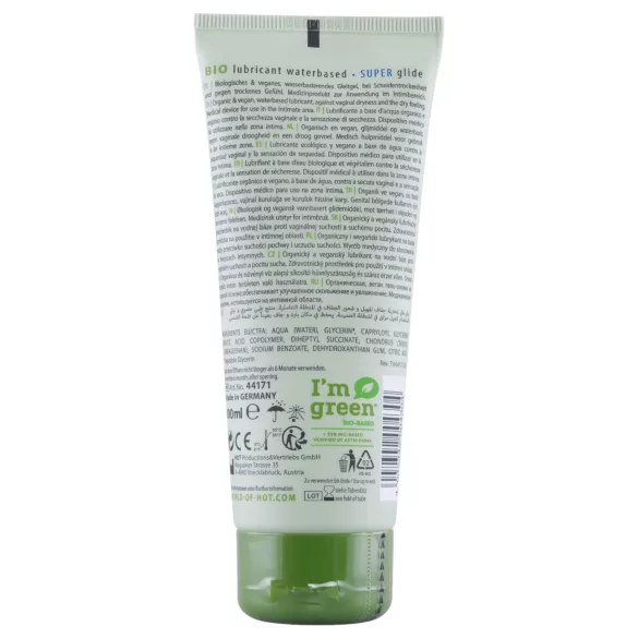 HOT Bio Super - lubrykant wodny wegański - 100ml