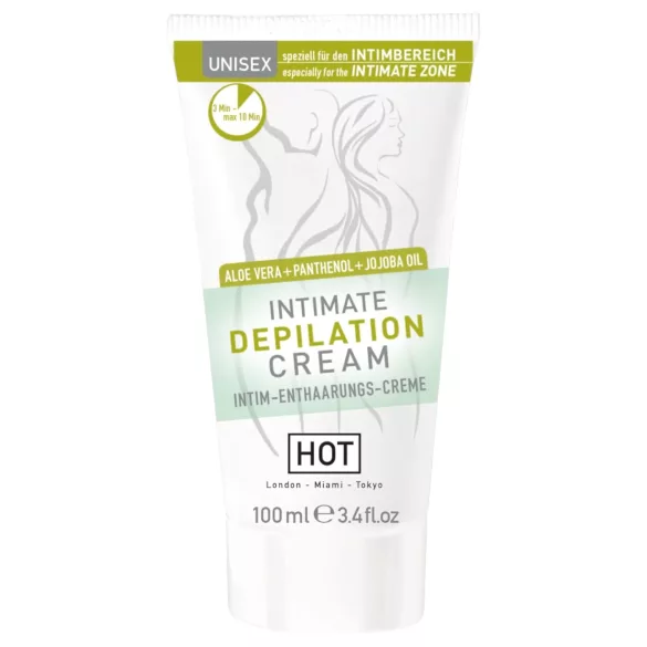 HOT Intimate - krem do depilacji intymnej ze szpatułką 100ml