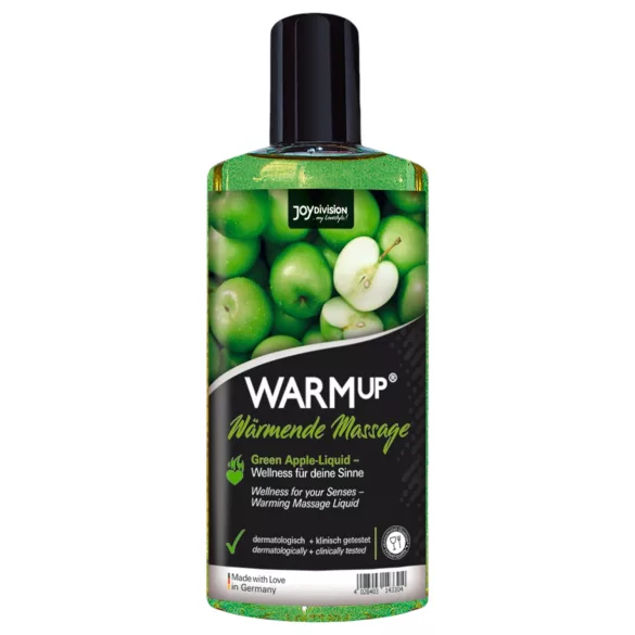 JoyDivision WARMup - olejek do masażu rozgrzewający - zielone jabłko 150ml