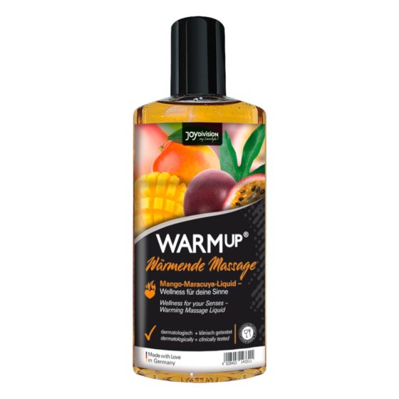 JoyDivision WARMup - rozgrzewający olejek do masażu - mango - marakuja (150ml)
