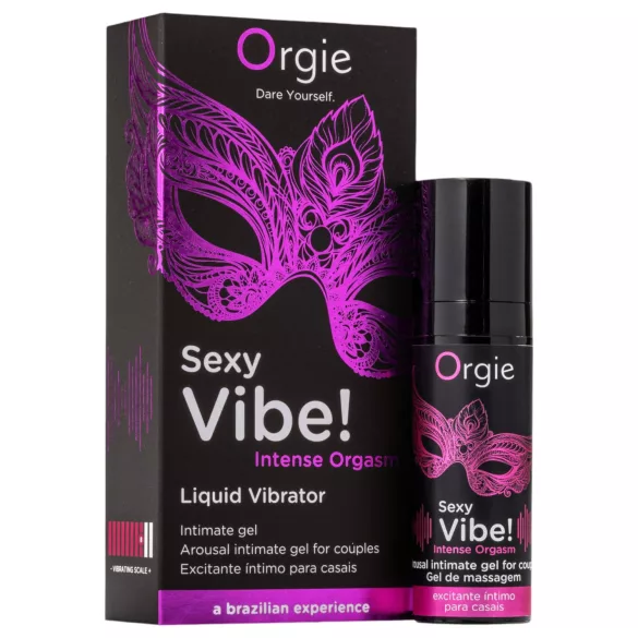 Orgie Sexy Vibe Orgasm - uniseksowy płynny wibrator (15 ml)