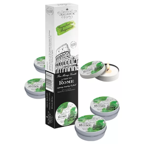 Petits Joujoux - świeca do masażu - grejpfrut bergamotka - 5x43ml