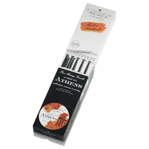 Petits Joujoux Athens - świeca do masażu - piżmo, perfumowany zapach - 5x43ml