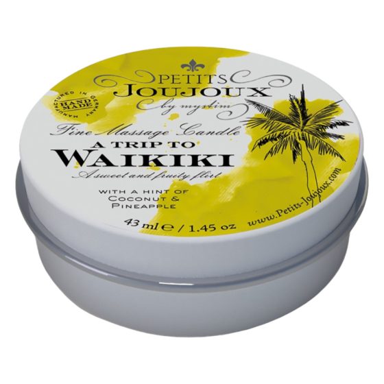 Petits Joujoux Waikiki - świeca do masażu - kokos-ananas (43ml)