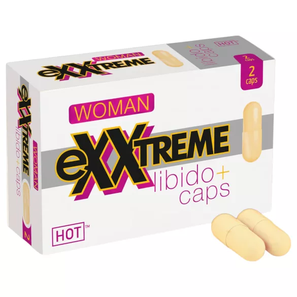 Hot Exxtreme Libido suplement diety w kapsułkach dla kobiet (2 szt.)