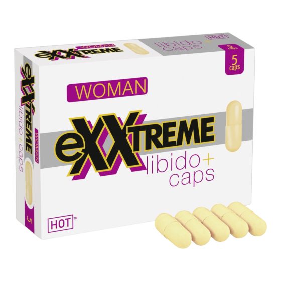 Kapsułki suplementu diety Hot exxtreme Libido dla kobiet (5 sztuk)