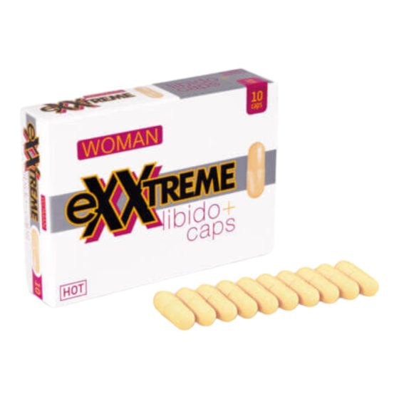 Kapsułki suplementu diety Hot exxtreme Libido dla kobiet (10szt)