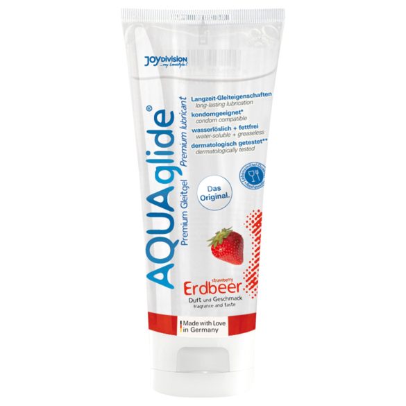 AQUAglide truskawkowy żel na bazie wody (100ml)