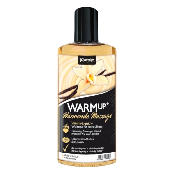 JoyDivision WARMup - Rozgrzewający olejek do masażu - Wanilia (150ml)