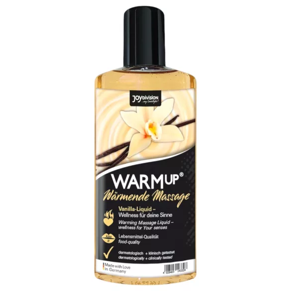 JoyDivision WARMup - olejek do masażu rozgrzewający - wanilia - 150ml