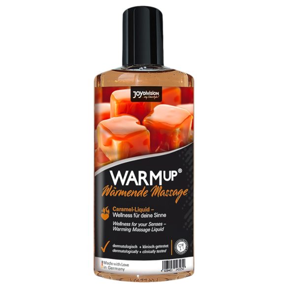 JoyDivision WARMup - olejek do masażu rozgrzewający - karmel (150ml)