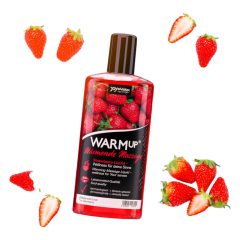   JoyDivision WARMup - Rozgrzewający olejek do masażu - truskawka (150ml)