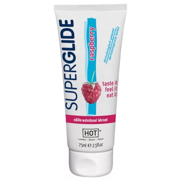 HOT - lubrykant jadalny - smak malinowy - 75 ml