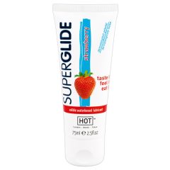 / HOT Superglide Strawberry - jadalny lubrykant (75ml)
