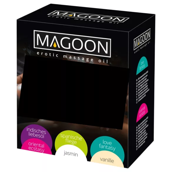 Magoon - zestaw olejków do masażu - 6 sztuk x 100 ml
