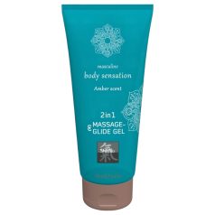 Shiatsu - żel do masażu i intymny 2w1 - bursztyn - 200 ml