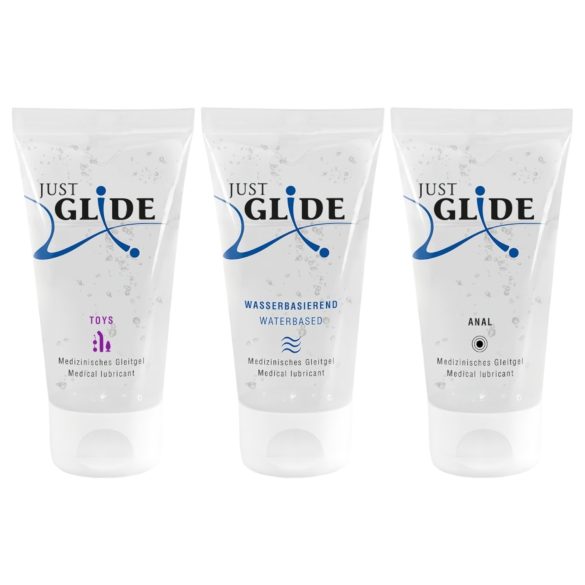Zestaw lubrykantów Just Glide (3x50ml)