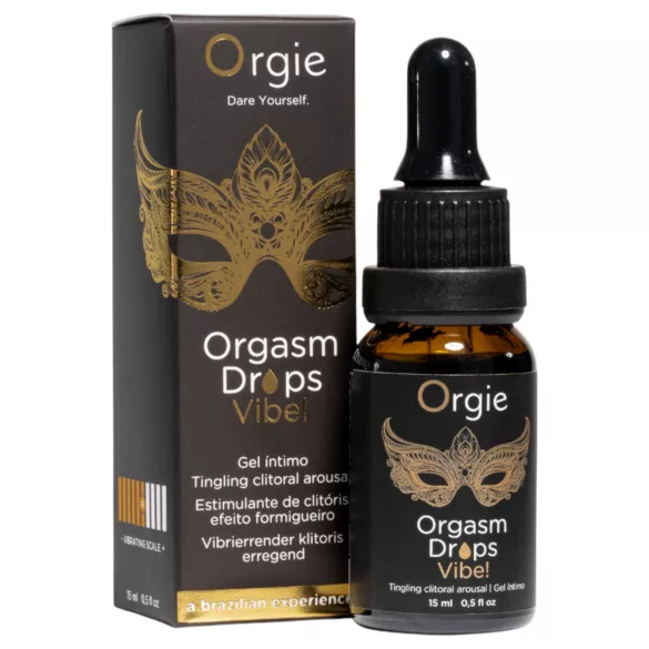 Orgie Orgasm Drops Vibe - mrowiący intymny żel dla kobiet (15 ml)