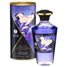   Shunga - olejek do masażu rozgrzewający - egzotyczne owoce 100 ml