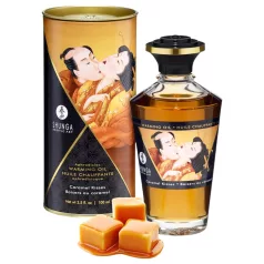Shunga - olejek do masażu rozgrzewający - karmel - 100 ml
