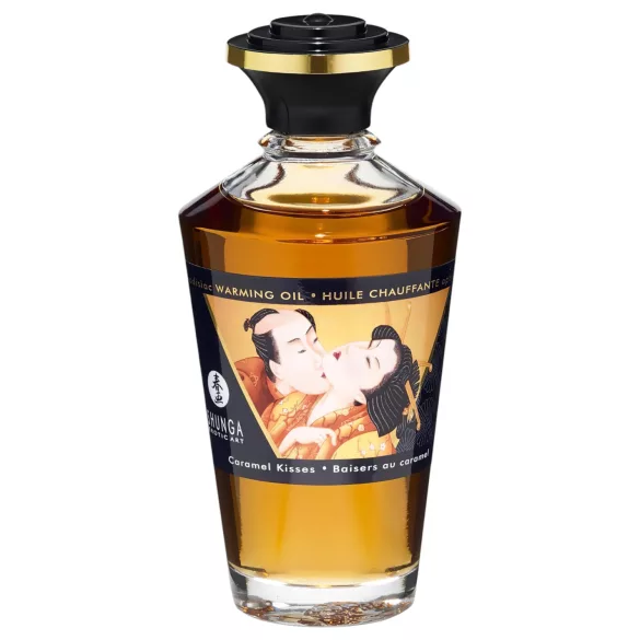 Shunga - olejek do masażu rozgrzewający - karmel - 100 ml
