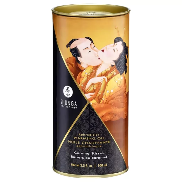 Shunga - olejek do masażu rozgrzewający - karmel - 100 ml