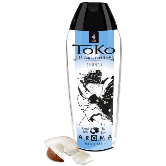 Shunga Toko - aromatyzowany lubrykant na bazie wody - woda kokosowa (165ml)