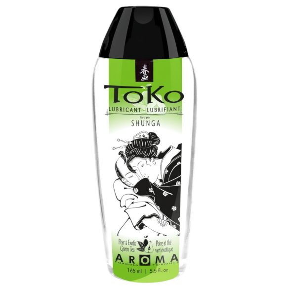 Shunga Toko - lubrykant wodny o smaku gruszki i zielonej herbaty (165ml)