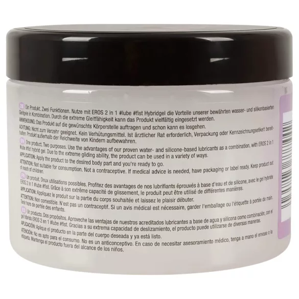 EROS - żel intymny 2w1 do seksu i fisting - hybrydowy - 500ml