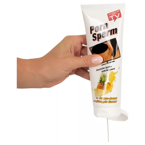 Sztuczna sperma - lubrykant na bazie wody - ananasowy - 250 ml